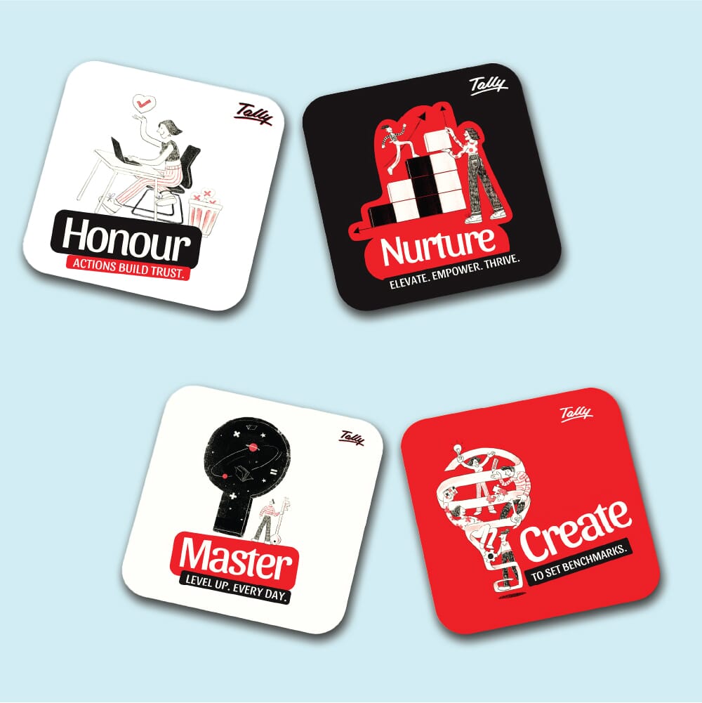 Coasters pack of 4